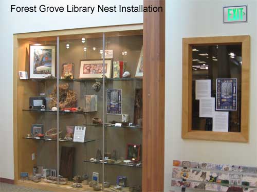 Nest Installation at Forest Grove Library